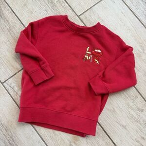 Disney Pixar H&M Lightning McQueen Sweatshirt 3T EUC